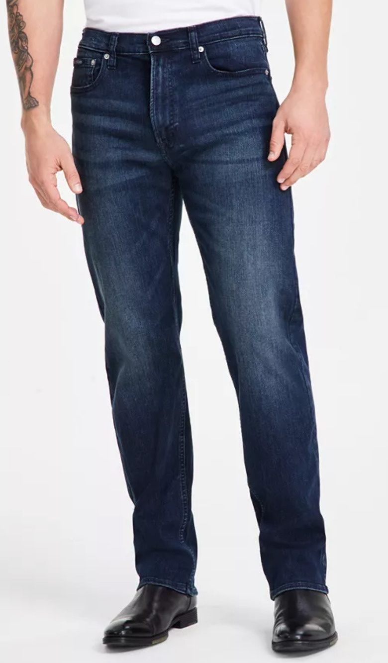 Calvin Klein Jeans Mens Standard Straight Denim Size W36XL30 Boston Blue NWT